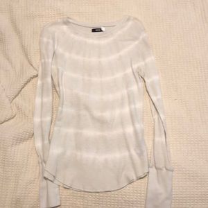 Long Sleeve Waffle Knit Shirt
